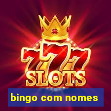 bingo com nomes